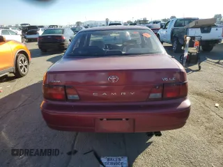 1995 Toyota Camry LE with VIN JT2GK12E5S0096419, listed as a Copart auction lot 41929695 with 153,131 mi miles and Salvage Title. Bid and sale history available at carsss.com. Image 6.
