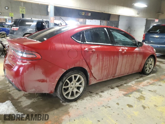 2013 Dodge Dart SXT with VIN 1C3CDFBA5DD286909, listed as a Copart auction lot 45681625 with 164,097 mi miles and Clean Title. Bid and sale history available at carsss.com. Image 3.