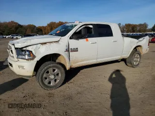2018 Ram 2500 Laramie with VIN 3C6UR5NL1JG193187, listed as a Copart auction lot 83444924 with 144,389 mi miles and Salvage title. Bid and sale history available at DreamBid. Image 1.