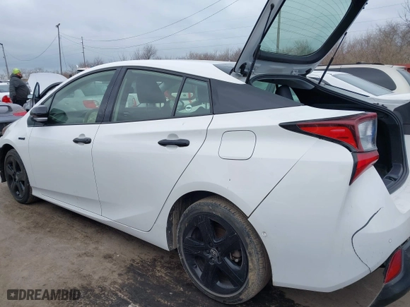 2022 Toyota Prius L Eco with VIN JTDKAMFU8N3175707, listed as a IAAI auction lot 41501024 with 42,103 mi miles. Bid and sale history available at carsss.com. Image 14.