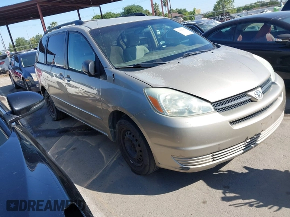 2004 Toyota Sienna CE with VIN 5TDZA23C54S191956, listed as a IAAI auction lot 42181478 with 195,582 mi miles and . Bid and sale history available at DreamBid. Image 1.