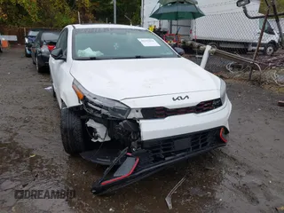 2022 Kia Forte GT with VIN 3KPF44AC9NE460058, listed as a IAAI auction lot 40385898 with 57,961 mi miles. Bid and sale history available at carsss.com. Image 6.