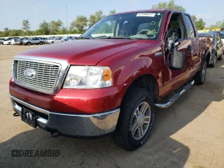 2008 Ford F-150 STX with VIN 1FTRX14W68FC28651, listed as a Copart auction lot 57299972 with 98,397 mi miles and Salvage Title. Bid and sale history available at carsss.com. Image 2.