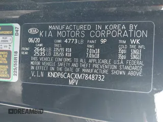 2021 Kia Sportage S z VIN KNDP6CACXM7848732, wystawiony jako IAAI lot #42208627 z przebiegiem 31 835 mil mil oraz . Historia ofert i sprzedaży dostępna na DreamBid. Obrazek 9.