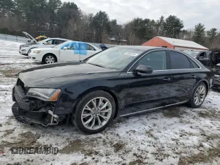 2013 Audi A8 3.0L with VIN WAUAGAFD7DN001507, listed as a Copart auction lot 82858154 with 125,735 mi miles and Clean title. Bid and sale history available at DreamBid. Image 1.
