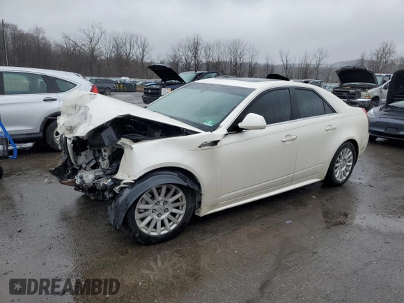 2012 Cadillac CTS Sedan Luxury with VIN 1G6DG5E56C0122884, listed as a Copart auction lot 50189715 with 0 mi miles and Salvage Title. Bid and sale history available at carsss.com. Image 1.