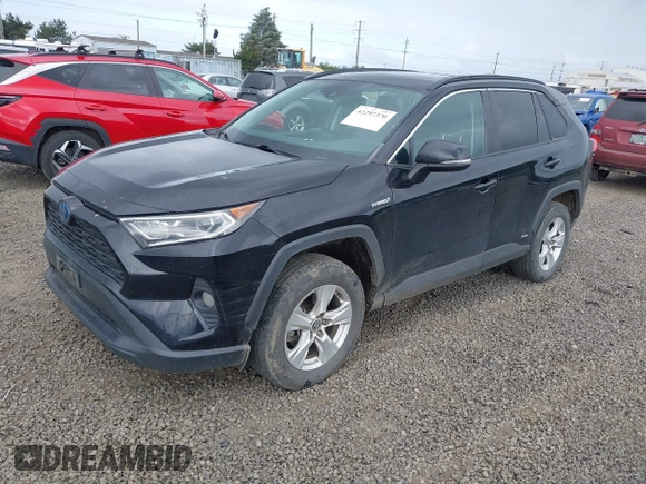 2020 Toyota RAV4 Hybrid XLE z VIN 2T3RWRFV3LW064403, wystawiony jako IAAI lot #42297370 z przebiegiem 102 730 mil mil oraz . Historia ofert i sprzedaży dostępna na DreamBid. Obrazek 2.