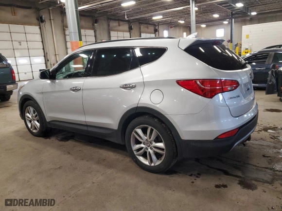 2014 Hyundai Santa Fe Sport Premium with VIN 5XYZUDLA7EG185849, listed as a Copart auction lot 48340905 with 121,665 mi miles and Salvage Title. Bid and sale history available at carsss.com. Image 2.