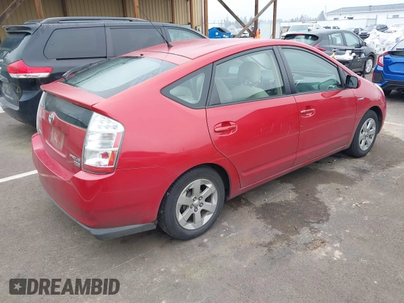 2007 Toyota Prius with VIN JTDKB20U873213000, listed as a IAAI auction lot 41765489 with 108,178 mi miles. Bid and sale history available at carsss.com. Image 4.
