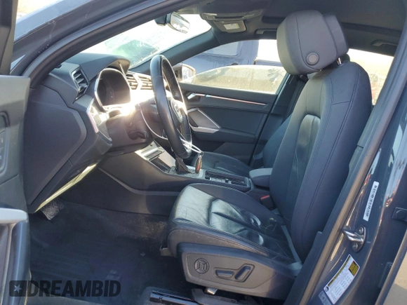 2019 Audi Q3 Premium Plus with VIN WA1BECF31K1082079, listed as a Copart auction lot 80777073 with 51,655 mi miles and Salvage Title. Bid and sale history available at carsss.com. Image 7.