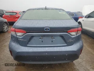 2023 Toyota Corolla Hybrid LE with VIN JTDBCMFEXP3005595, listed as a Copart auction lot 48001825 with 75,662 mi miles and Salvage Title. Bid and sale history available at carsss.com. Image 6.