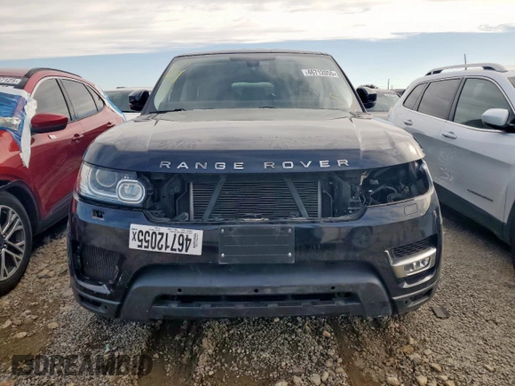 2016 Land Rover Range Rover Sport V6 HSE with VIN SALWR2VFXGA648869, listed as a Copart auction lot 46712055 with 74,714 mi miles and Clean Title. Bid and sale history available at carsss.com. Image 5.