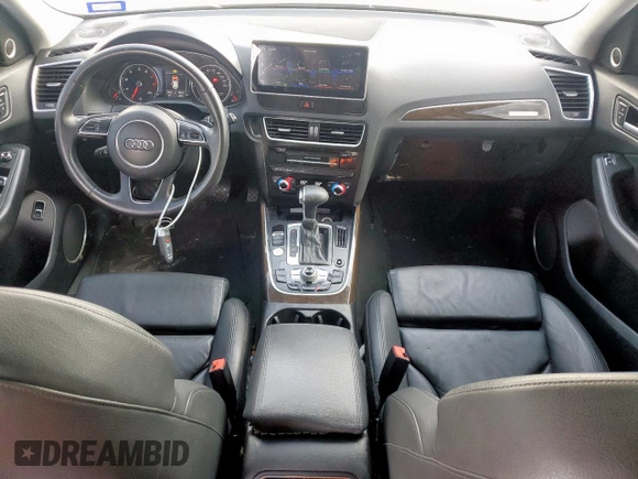 2014 Audi Q5 Premium Plus with VIN WA1LFAFP3EA013942, listed as a Copart auction lot 64371595 with 92,648 mi miles and Salvage title. Bid and sale history available at DreamBid. Image 8.