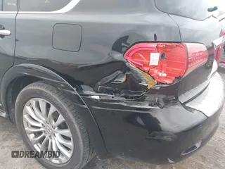 2016 Infiniti QX80 with VIN JN8AZ2NE7G9125856, listed as a IAAI auction lot 41480843 with 148,375 mi miles. Bid and sale history available at carsss.com. Image 6.