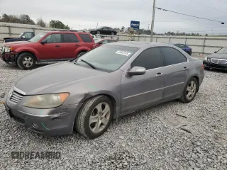 2008 Acura RL Tech Pkg with VIN JH4KB16628C002071, listed as a Copart auction lot 48543165 with 236,134 mi miles and Salvage Title. Bid and sale history available at carsss.com. Image 1.