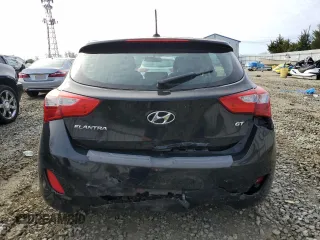 2016 Hyundai Elantra GT with VIN KMHD35LH7GU338985, listed as a Copart auction lot 52485685 with 85,691 mi miles and Salvage Title. Bid and sale history available at carsss.com. Image 6.