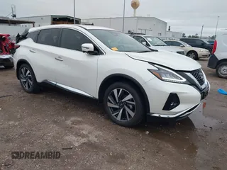 2024 Nissan Murano SL with VIN 5N1AZ2CJ5RC122290, listed as a IAAI auction lot 41565527 with 3,764 mi miles. Bid and sale history available at carsss.com. Image 1.