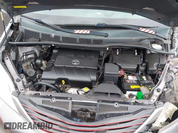 2011 Toyota Sienna LE AAS with VIN 5TDKK3DC9BS091956, listed as a IAAI auction lot 42064902 with 73,542 mi miles and . Bid and sale history available at DreamBid. Image 10.