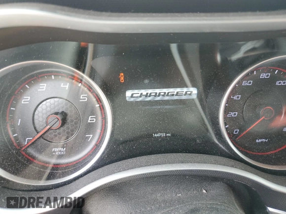 2017 Dodge Charger R/T with VIN 2C3CDXCT1HH642271, listed as a Copart auction lot 53774095 with 144,755 mi miles and Salvage Title. Bid and sale history available at DreamBid. Image 9.