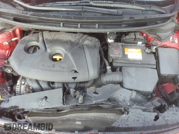 2017 Kia Forte LX with VIN KNAFK5A81H5715449, listed as a Copart auction lot 72046204 with 66,997 mi miles and Salvage Title. Bid and sale history available at DreamBid. Image 11.