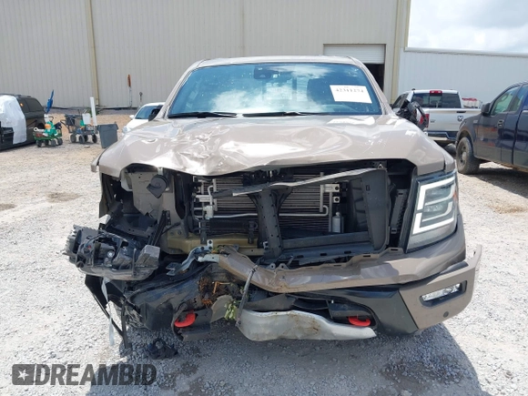 2023 Nissan Titan SV with VIN 1N6AA1ED0PN112536, listed as a IAAI auction lot 42311274 with 45,028 mi miles and . Bid and sale history available at DreamBid. Image 12.