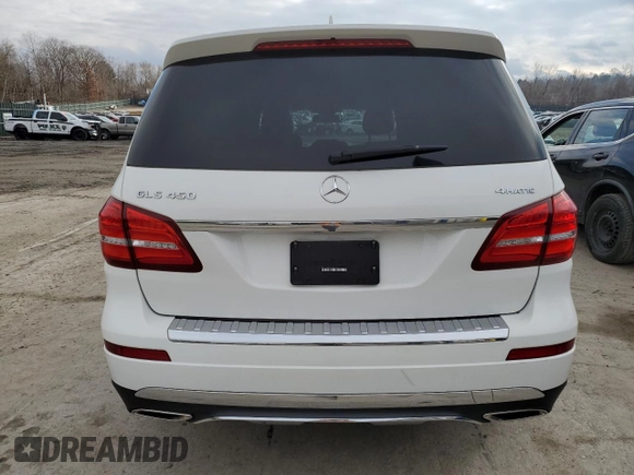 2017 Mercedes-Benz GLS with VIN 4JGDF6EE1HA824341, listed as a Copart auction lot 39469083 with 75,402 mi miles. Bid and sale history available at carsss.com. Image 6.