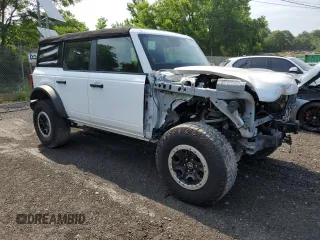 2021 Ford Bronco с VIN 1FMDE5DH7MLA97679, выставлен на аукционе Copart как лот 59857284 с пробегом 33 155 миль миль и Списание • Salvage title. История ставок и продаж доступна на DreamBid. Изображение 4.