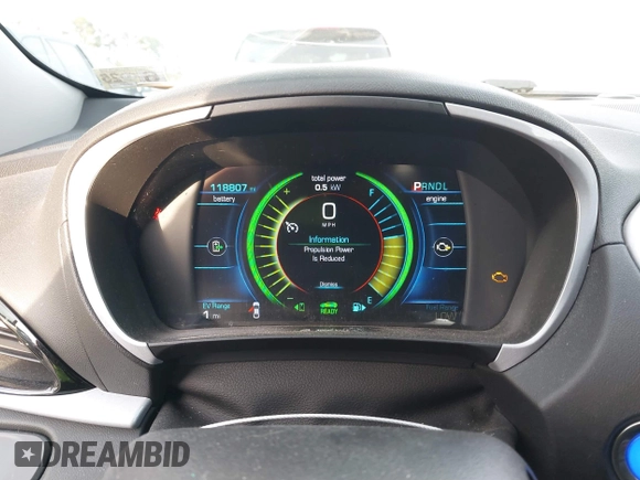 2018 Chevrolet Volt LT with VIN 1G1RC6S58JU115393, listed as a IAAI auction lot 41217728 with 118,807 mi miles. Bid and sale history available at carsss.com. Image 7.