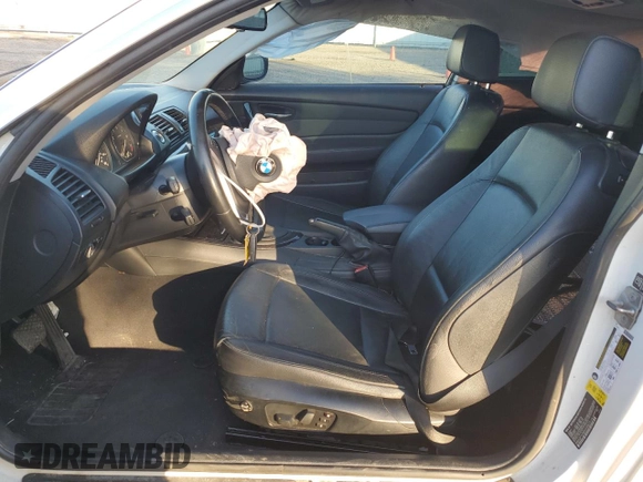 2013 BMW 1 Series 128i with VIN WBAUP7C58DVP25073, listed as a Copart auction lot 86565914 with Not Provided miles and Salvage Title. Bid and sale history available at carsss.com. Image 7.