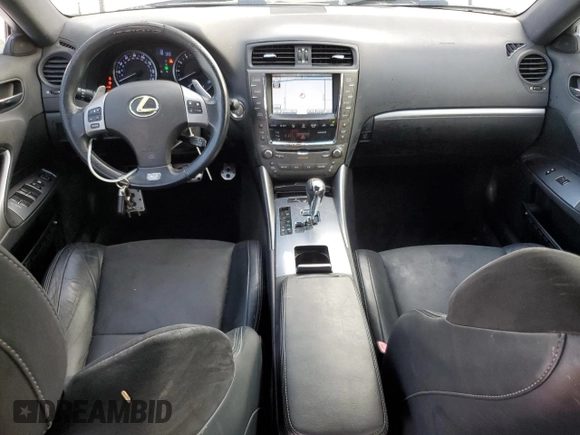 2012 Lexus IS 250 with VIN JTHBF5C27C2103103, listed as a Copart auction lot 61854135 with 170,924 mi miles and Salvage title. Bid and sale history available at DreamBid. Image 8.
