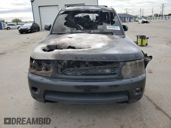 2013 Land Rover Range Rover Sport HSE Lux with VIN SALSK2D43DA783500, listed as a Copart auction lot 54438815 with Not Provided miles and Salvage Title. Bid and sale history available at DreamBid. Image 5.