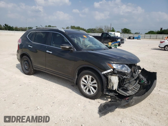 2014 Nissan Rogue SV with VIN 5N1AT2MT5EC805568, listed as a Copart auction lot 52109045 with 184,033 mi miles and Salvage Title. Bid and sale history available at carsss.com. Image 4.