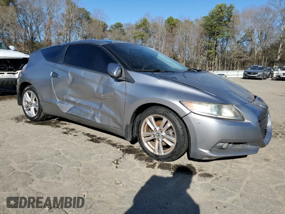 2011 Honda CR-Z EX with VIN JHMZF1D66BS012606, listed as a Copart auction lot 47349915 with 155,991 mi miles and Salvage Title. Bid and sale history available at carsss.com. Image 4.