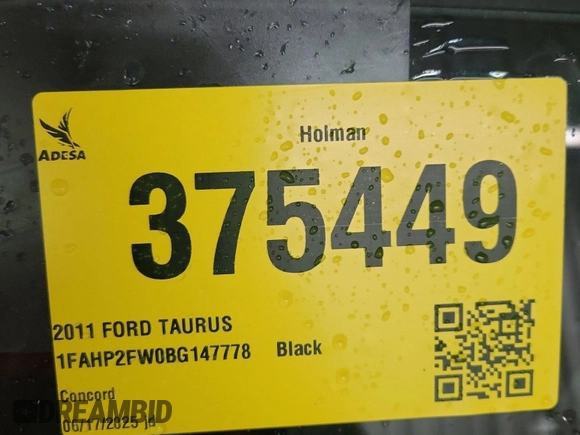 2011 Ford Taurus Limited with VIN 1FAHP2FW0BG147778, listed as a IAAI auction lot 42666687 with 283,665 mi miles and . Bid and sale history available at DreamBid. Image 48.