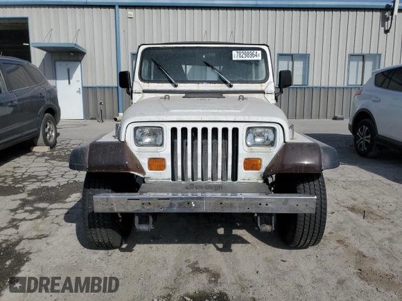 1990 Jeep Wrangler "S" with VIN 2J4FY19E1LJ530861, listed as a Copart auction lot 78298964 with 184,166 mi miles and Clean Title. Bid and sale history available at carsss.com. Image 5.