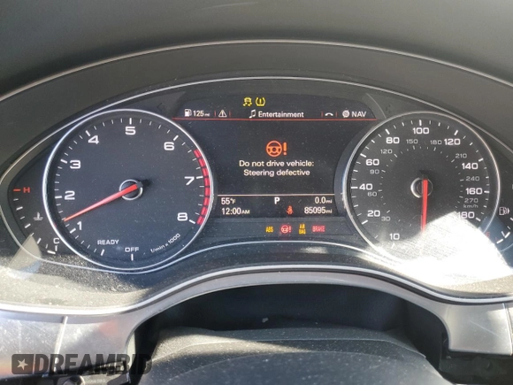 2017 Audi A7 Premium Plus with VIN WAUW2AFC5HN078121, listed as a Copart auction lot 41737425 with 85,095 mi miles and Salvage title. Bid and sale history available at DreamBid. Image 9.