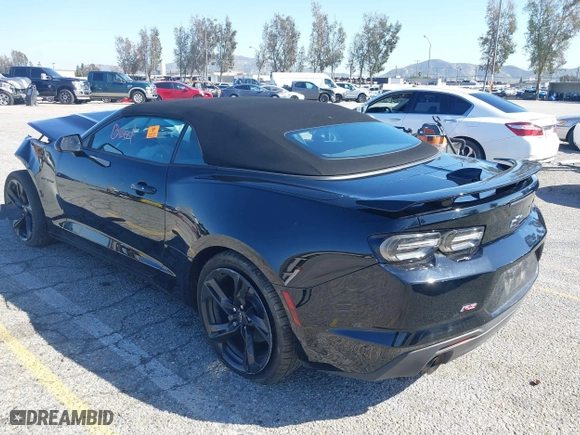2022 Chevrolet Camaro 2LT with VIN 1G1FD3DS6N0126942, listed as a IAAI auction lot 41830290 with 38,167 mi miles. Bid and sale history available at carsss.com. Image 3.