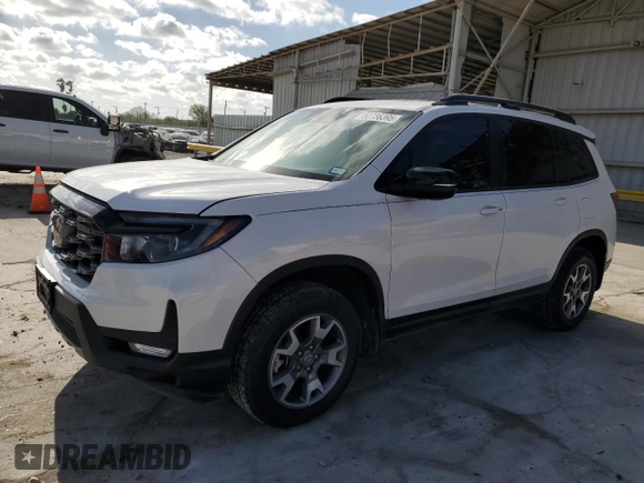 2023 Honda Passport TrailSport with VIN 5FNYF8H6XPB026464, listed as a Copart auction lot 52736395 with 14,281 mi miles and Salvage title. Bid and sale history available at DreamBid. Image 1.