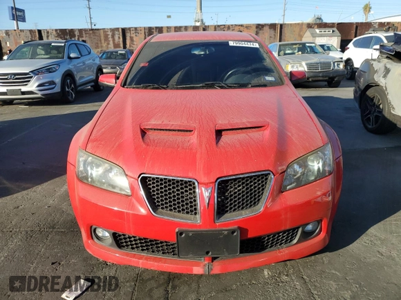 2009 Pontiac G8 GT with VIN 6G2EC57YX9L301495, listed as a Copart auction lot 79904474 with 94,281 mi miles and Salvage Title. Bid and sale history available at carsss.com. Image 5.