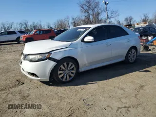 2013 Kia Forte SX with VIN KNAFW4A39D5699241, listed as a Copart auction lot 47417225 with 75,632 mi miles and Salvage Title. Bid and sale history available at carsss.com. Image 1.