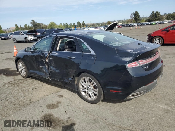 2014 Lincoln MKZ z VIN 3LN6L2GK6ER806741, wystawiony jako Copart lot #57455755 z przebiegiem 96 849 mil mil oraz Szkoda całkowita • Salvage title. Historia ofert i sprzedaży dostępna na DreamBid. Obrazek 2.