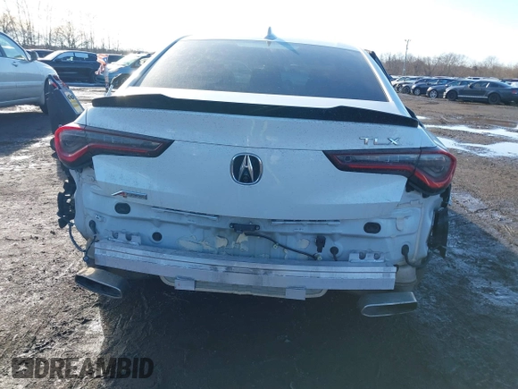 2021 Acura TLX w/A-Spec Package with VIN 19UUB5F59MA013665, listed as a IAAI auction lot 41569907 with 48,429 mi miles. Bid and sale history available at carsss.com. Image 18.