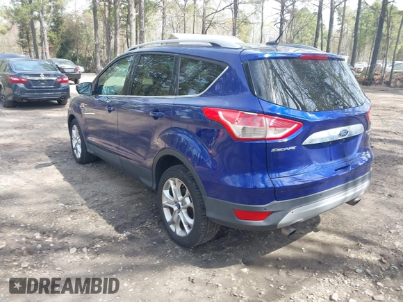 2014 Ford Escape Titanium with VIN 1FMCU9J94EUC38996, listed as a IAAI auction lot 41952267 with 211,375 mi miles. Bid and sale history available at carsss.com. Image 3.