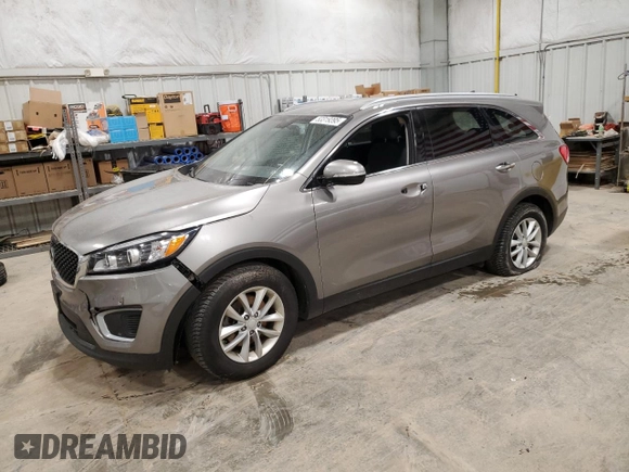 2018 Kia Sorento LX with VIN 5XYPG4A5XJG374879, listed as a Copart auction lot 53319395 with 121,443 mi miles and Clean Title. Bid and sale history available at DreamBid. Image 1.