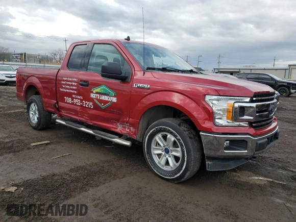 2020 Ford F-150 XL with VIN 1FTFX1E49LFB28939, listed as a Copart auction lot 52731614 with 59,832 mi miles and Salvage Title. Bid and sale history available at carsss.com. Image 4.