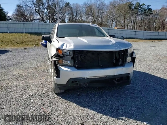 2020 Chevrolet Silverado 1500 Custom with VIN 1GCRWBEH5LZ339160, listed as a Copart auction lot 43847385 with 35,456 mi miles and Salvage Title. Bid and sale history available at carsss.com. Image 11.