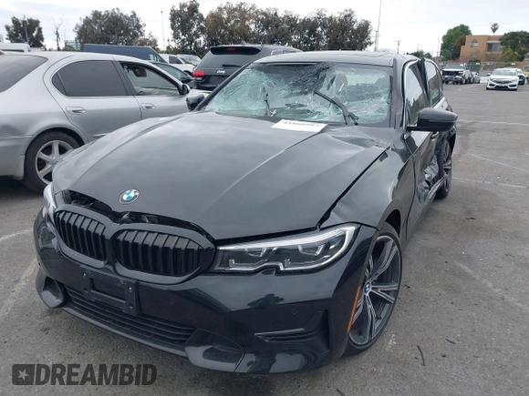 2021 BMW 3 Series 330i with VIN 3MW5R1J07M8B89836, listed as a IAAI auction lot 41860987 with 39,247 mi miles. Bid and sale history available at carsss.com. Image 17.