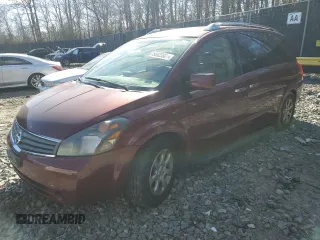 2009 Nissan Quest SL with VIN 5N1BV28U99N103992, listed as a Copart auction lot 50623005 with 192,406 mi miles and Salvage Title. Bid and sale history available at carsss.com. Image 1.
