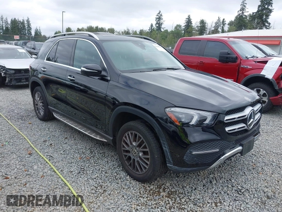 2021 Mercedes-Benz GLE 350 with VIN 4JGFB4KBXMA496463, listed as a IAAI auction lot 42488543 with 31,468 mi miles and . Bid and sale history available at DreamBid. Image 1.