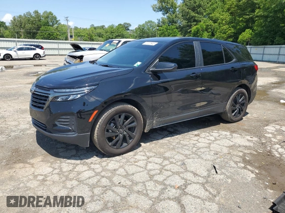 2024 Chevrolet Equinox LS z VIN 3GNAXHEG4RL204862, wystawiony jako Copart lot #53720645 z przebiegiem 27 136 mil mil oraz Szkoda całkowita • Salvage title. Historia ofert i sprzedaży dostępna na DreamBid. Obrazek 1.